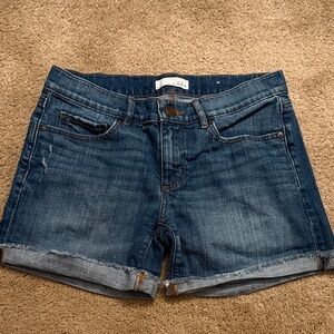 LOFT Blue Denim Shorts